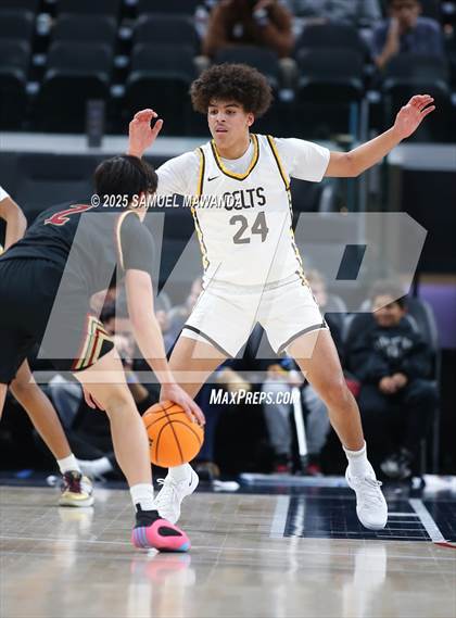 Thumbnail 3 in Crespi vs Bishop Alemany (Trinity-Mission League Show @ Intuit Dome) photogallery.