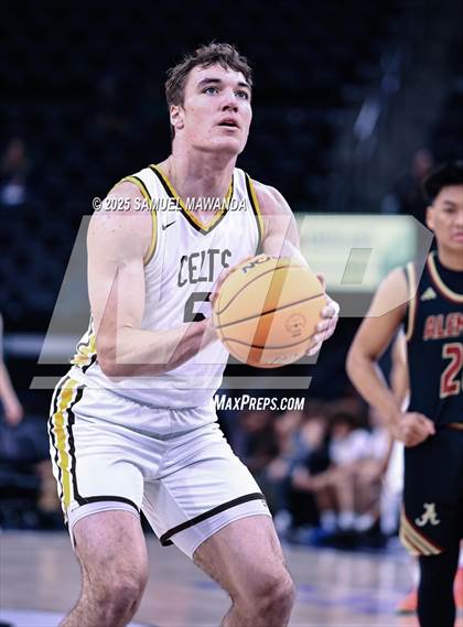 Thumbnail 3 in Crespi vs Bishop Alemany (Trinity-Mission League Show @ Intuit Dome) photogallery.
