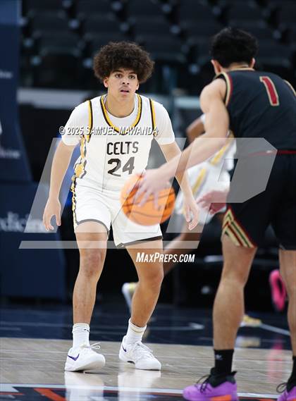 Thumbnail 3 in Crespi vs Bishop Alemany (Trinity-Mission League Show @ Intuit Dome) photogallery.