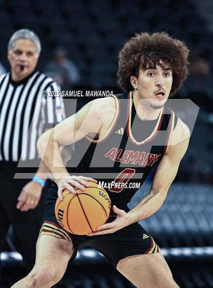 Thumbnail 3 in Crespi vs Bishop Alemany (Trinity-Mission League Show @ Intuit Dome) photogallery.