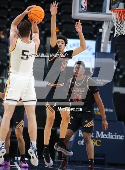 Thumbnail 2 in Crespi vs Bishop Alemany (Trinity-Mission League Show @ Intuit Dome) photogallery.