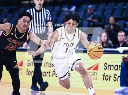 Thumbnail 3 in Crespi vs Bishop Alemany (Trinity-Mission League Show @ Intuit Dome) photogallery.