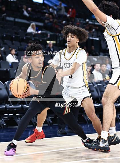 Thumbnail 2 in Crespi vs Bishop Alemany (Trinity-Mission League Show @ Intuit Dome) photogallery.