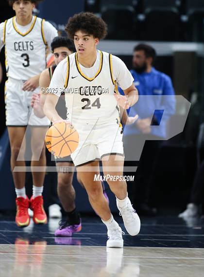 Thumbnail 1 in Crespi vs Bishop Alemany (Trinity-Mission League Show @ Intuit Dome) photogallery.