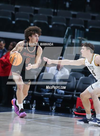 Thumbnail 1 in Crespi vs Bishop Alemany (Trinity-Mission League Show @ Intuit Dome) photogallery.