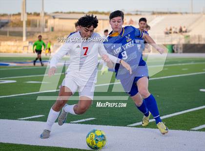 Thumbnail 2 in Fredericksburg @ Lago Vista (UIL Soccer 4A Division 2 Region 4 Bi-District) photogallery.