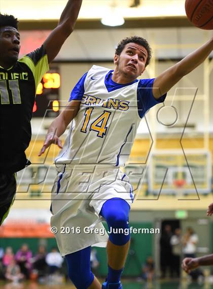 Thumbnail 2 in Prolific Prep Academy vs. Hillcrest Academy (The Crush in the Valley) photogallery.