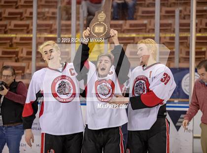 Thumbnail 2 in Bedford vs Trinity (NHIAA D1 Final) photogallery.