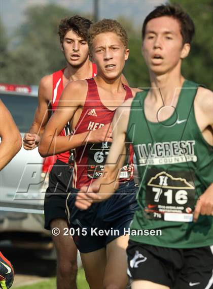 Thumbnail 1 in Highland Cross Country Invitational photogallery.