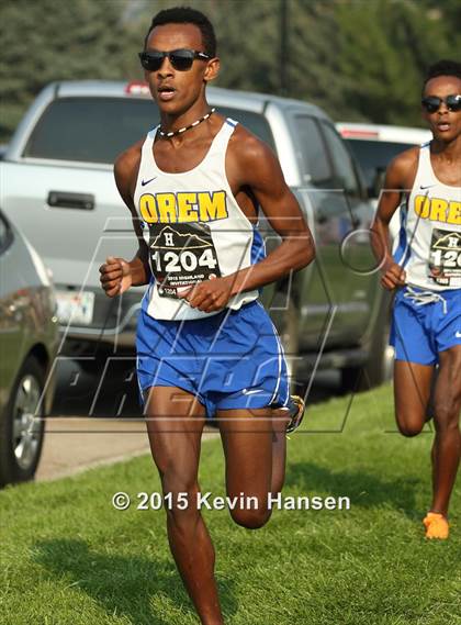 Thumbnail 3 in Highland Cross Country Invitational photogallery.