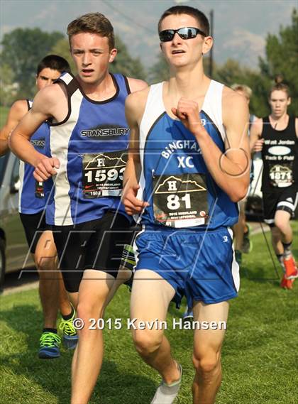 Thumbnail 2 in Highland Cross Country Invitational photogallery.