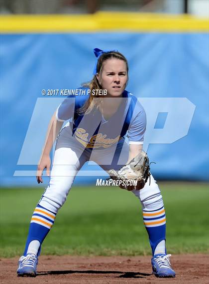 Thumbnail 1 in St. Mary's Dominican vs St.Charles Catholic (SCC Tournament) photogallery.