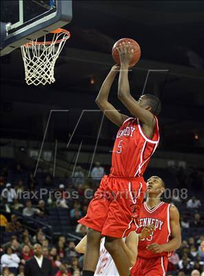 Thumbnail 3 in Kennedy vs. St. Mary's (CIF NCS D4 Final) photogallery.