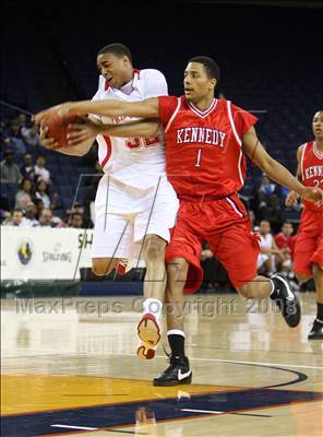 Thumbnail 3 in Kennedy vs. St. Mary's (CIF NCS D4 Final) photogallery.