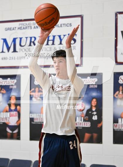 Thumbnail 1 in Great Hearts Anthem vs. Phoenix Day School for the Deaf (Parents Night) photogallery.