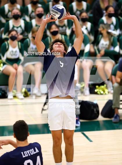 Thumbnail 3 in Loyola vs. Mira Costa (CIF D1 SoCal Regional Final) photogallery.