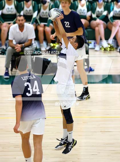 Thumbnail 3 in Loyola vs. Mira Costa (CIF D1 SoCal Regional Final) photogallery.