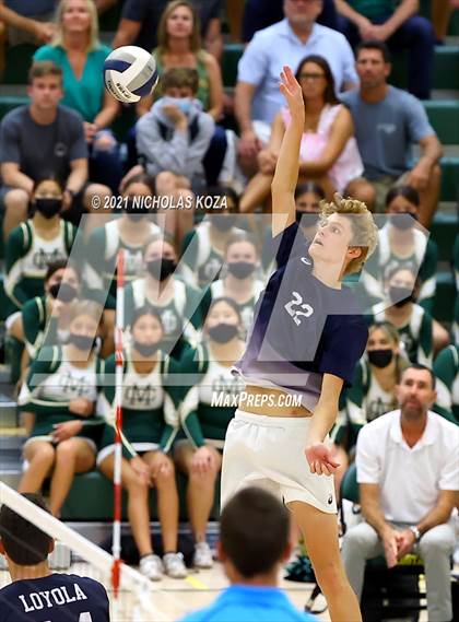 Thumbnail 2 in Loyola vs. Mira Costa (CIF D1 SoCal Regional Final) photogallery.