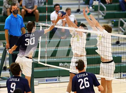 Thumbnail 2 in Loyola vs. Mira Costa (CIF D1 SoCal Regional Final) photogallery.