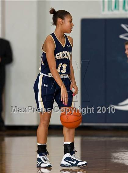 Thumbnail 1 in Westbury Christian vs. Second Baptist (TAPPS District 4-4A Basketball Tournament) photogallery.