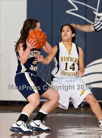 Thumbnail 2 in Westbury Christian vs. Second Baptist (TAPPS District 4-4A Basketball Tournament) photogallery.