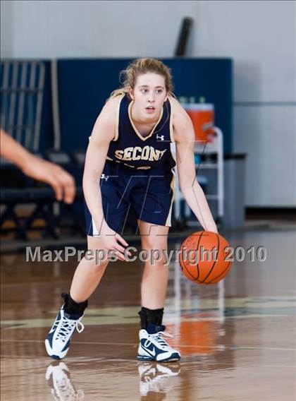 Thumbnail 3 in Westbury Christian vs. Second Baptist (TAPPS District 4-4A Basketball Tournament) photogallery.