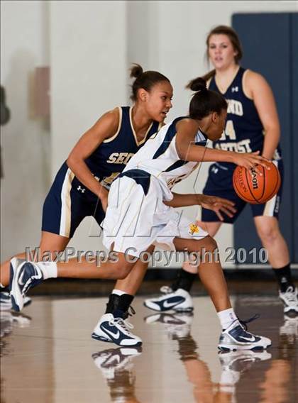 Thumbnail 1 in Westbury Christian vs. Second Baptist (TAPPS District 4-4A Basketball Tournament) photogallery.