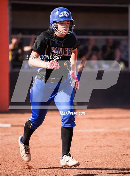 Thumbnail 2 in Pahranagat Valley vs. Carlin (NIAA Class 1A State Playoff Game 5) photogallery.