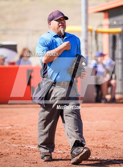 Thumbnail 2 in Pahranagat Valley vs. Carlin (NIAA Class 1A State Playoff Game 5) photogallery.