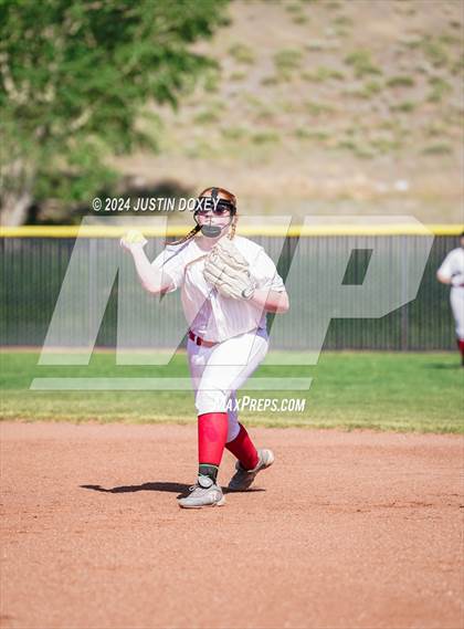 Thumbnail 3 in Pahranagat Valley vs. Carlin (NIAA Class 1A State Playoff Game 5) photogallery.
