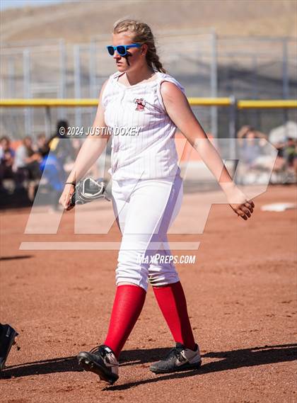 Thumbnail 1 in Pahranagat Valley vs. Carlin (NIAA Class 1A State Playoff Game 5) photogallery.