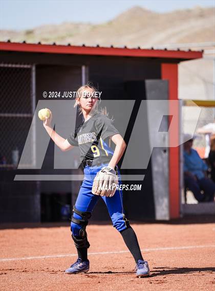 Thumbnail 1 in Pahranagat Valley vs. Carlin (NIAA Class 1A State Playoff Game 5) photogallery.