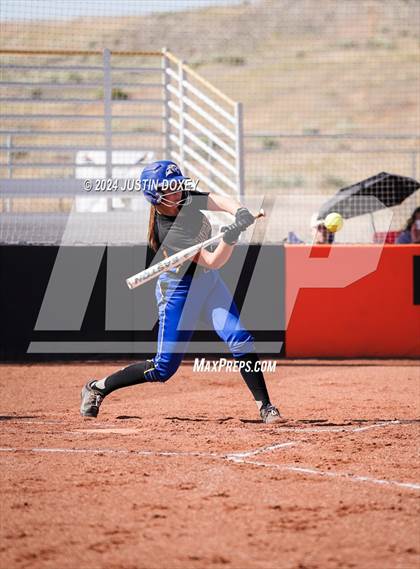 Thumbnail 1 in Pahranagat Valley vs. Carlin (NIAA Class 1A State Playoff Game 5) photogallery.