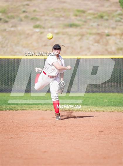 Thumbnail 2 in Pahranagat Valley vs. Carlin (NIAA Class 1A State Playoff Game 5) photogallery.