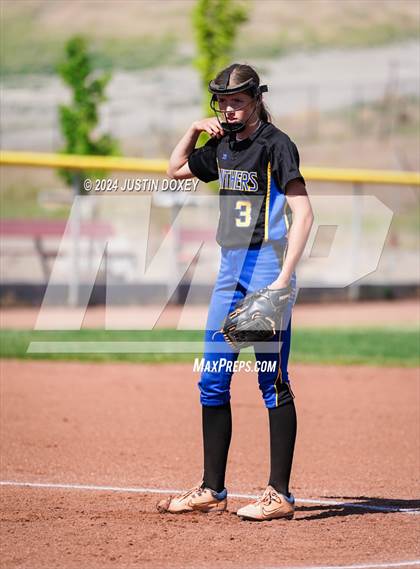 Thumbnail 2 in Pahranagat Valley vs. Carlin (NIAA Class 1A State Playoff Game 5) photogallery.