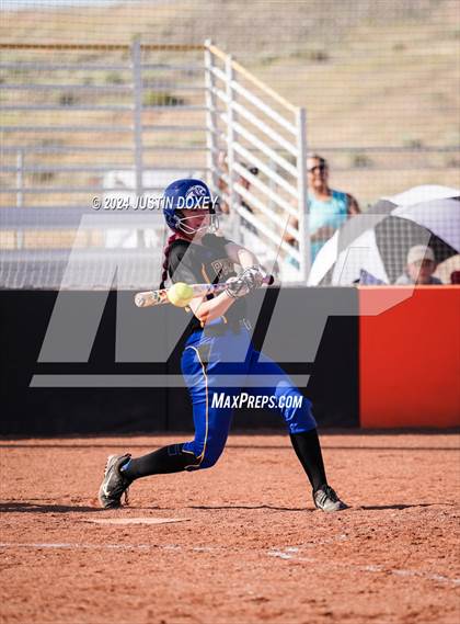 Thumbnail 1 in Pahranagat Valley vs. Carlin (NIAA Class 1A State Playoff Game 5) photogallery.