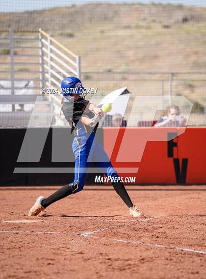 Thumbnail 3 in Pahranagat Valley vs. Carlin (NIAA Class 1A State Playoff Game 5) photogallery.