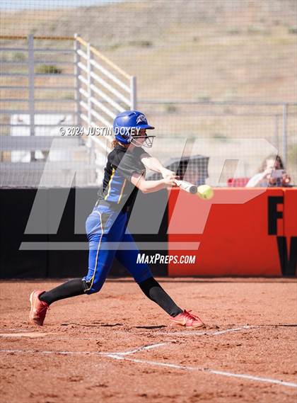 Thumbnail 1 in Pahranagat Valley vs. Carlin (NIAA Class 1A State Playoff Game 5) photogallery.