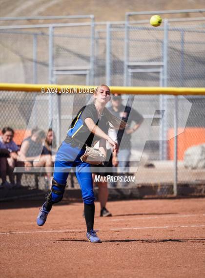 Thumbnail 1 in Pahranagat Valley vs. Carlin (NIAA Class 1A State Playoff Game 5) photogallery.