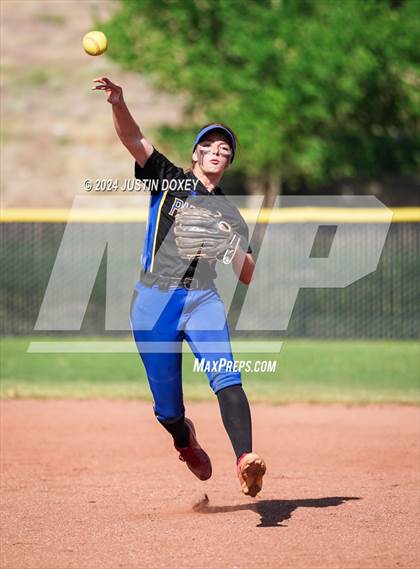 Thumbnail 2 in Pahranagat Valley vs. Carlin (NIAA Class 1A State Playoff Game 5) photogallery.