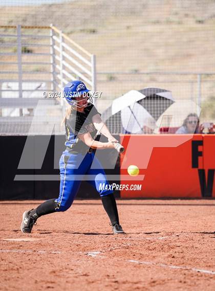 Thumbnail 3 in Pahranagat Valley vs. Carlin (NIAA Class 1A State Playoff Game 5) photogallery.