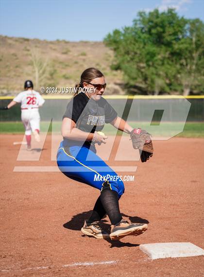 Thumbnail 3 in Pahranagat Valley vs. Carlin (NIAA Class 1A State Playoff Game 5) photogallery.