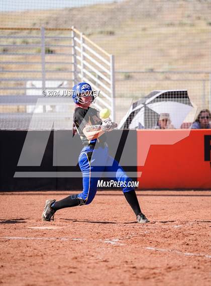 Thumbnail 1 in Pahranagat Valley vs. Carlin (NIAA Class 1A State Playoff Game 5) photogallery.