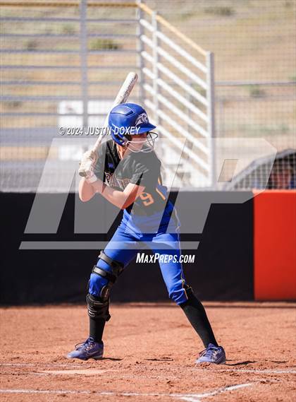 Thumbnail 2 in Pahranagat Valley vs. Carlin (NIAA Class 1A State Playoff Game 5) photogallery.