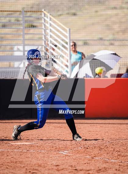 Thumbnail 2 in Pahranagat Valley vs. Carlin (NIAA Class 1A State Playoff Game 5) photogallery.