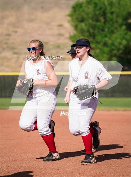 Thumbnail 3 in Pahranagat Valley vs. Carlin (NIAA Class 1A State Playoff Game 5) photogallery.