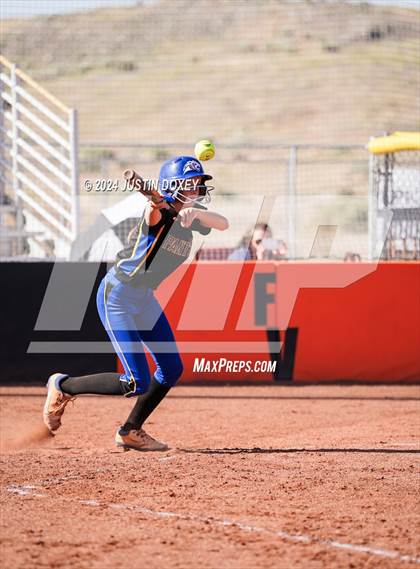 Thumbnail 1 in Pahranagat Valley vs. Carlin (NIAA Class 1A State Playoff Game 5) photogallery.