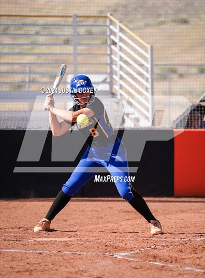 Thumbnail 2 in Pahranagat Valley vs. Carlin (NIAA Class 1A State Playoff Game 5) photogallery.