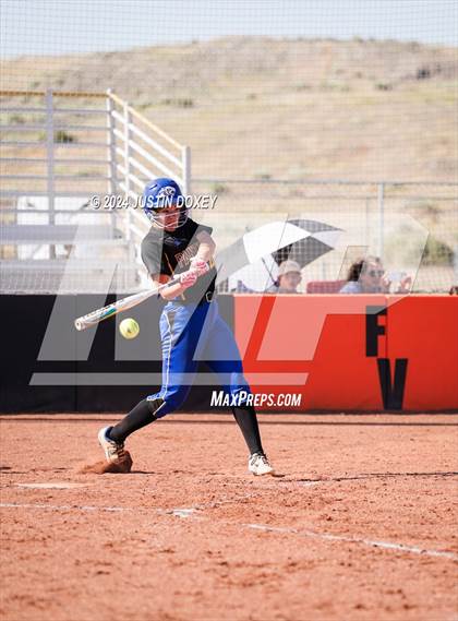 Thumbnail 1 in Pahranagat Valley vs. Carlin (NIAA Class 1A State Playoff Game 5) photogallery.