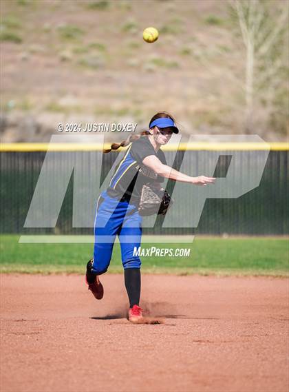Thumbnail 3 in Pahranagat Valley vs. Carlin (NIAA Class 1A State Playoff Game 5) photogallery.